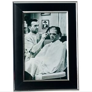 Frankenstein Beauty Hair Vintage Monster Univseral In barber shop Unique art dec